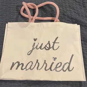 Just married tote